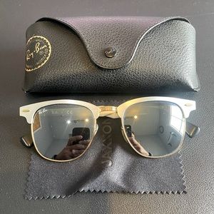 Ray Ban Polarized Clubmaster Aluminium